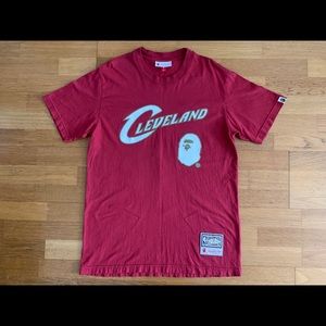 Bape x Mitchell & Ness Cleveland Cavaliers T-Shirt